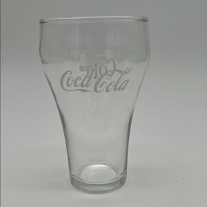 Vintage “Enjoy Coca-Cola” / “Enjoy Coke” Clear Glass Soda Pop Cup 8oz Flared